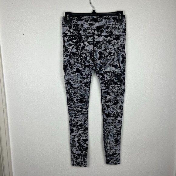 Lululemon | Fast & Free 7/8 Tight II Nulux 25, Interlaced Starlight Black, size6 - Picture 4 of 10